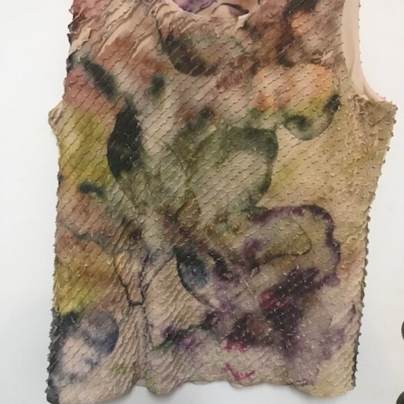 Absolutely Georgeous Coldwater Creek Lined Layered Ruffle Top. Sz. 1X - Picture 2 of 4